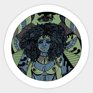 Mellow Cool Kemet Warrior Sticker